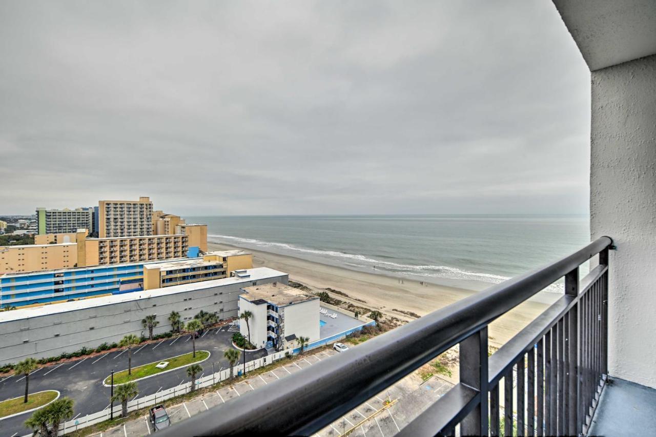 Convenient Myrtle Beach Studio With Balcony! Bagian luar foto