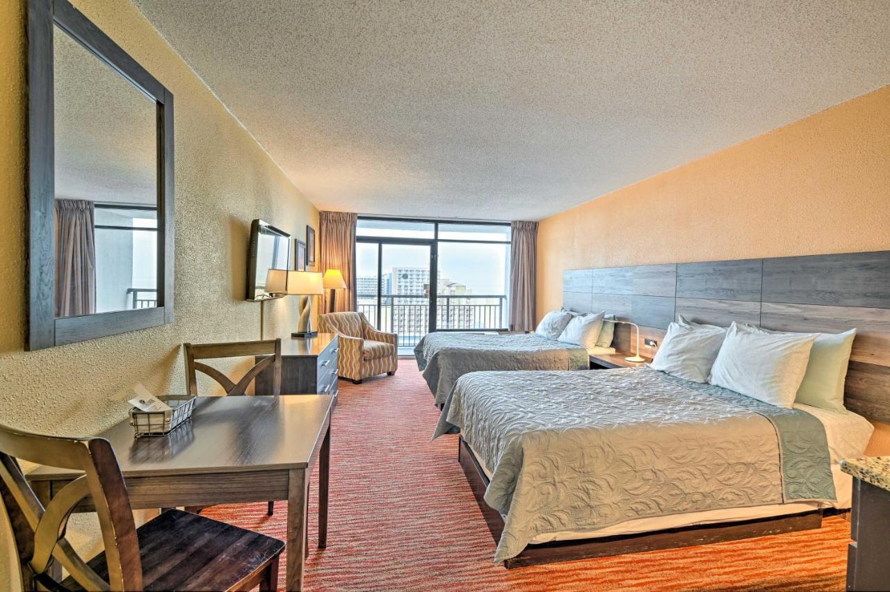 Convenient Myrtle Beach Studio With Balcony! Bagian luar foto