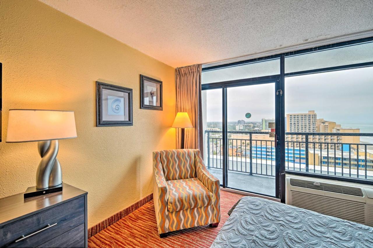 Convenient Myrtle Beach Studio With Balcony! Bagian luar foto